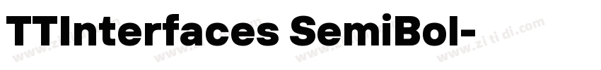 TTInterfaces SemiBol字体转换